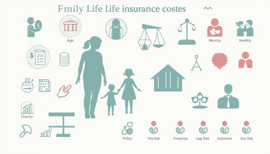 Factors affecting family life insurance costs